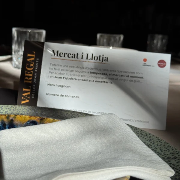 Menú Mercat i Ilotja